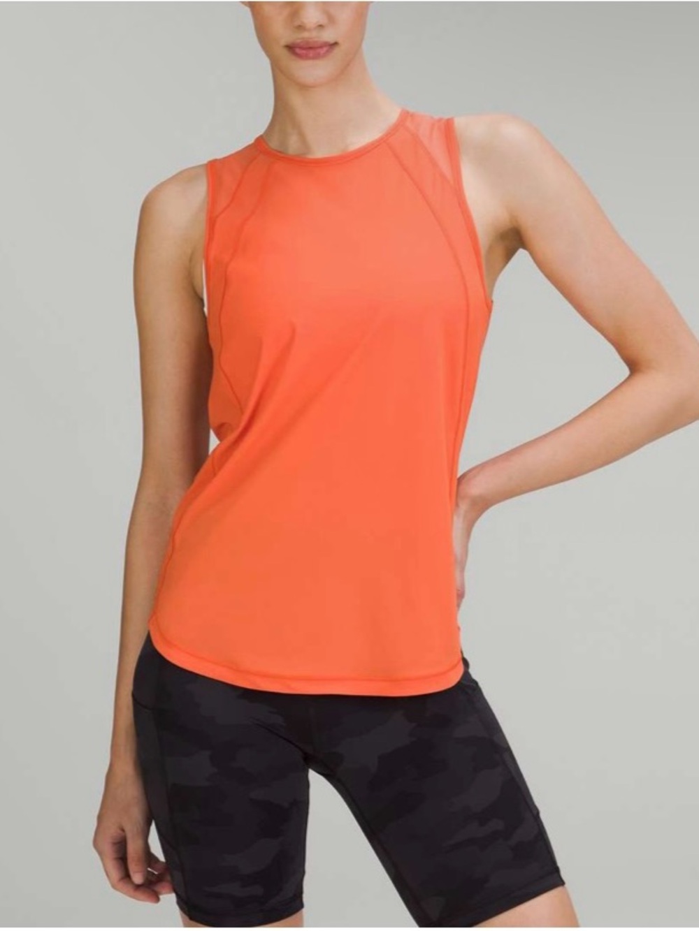 Lululemon Sculpt Tank Top Warm Coral Size Medium